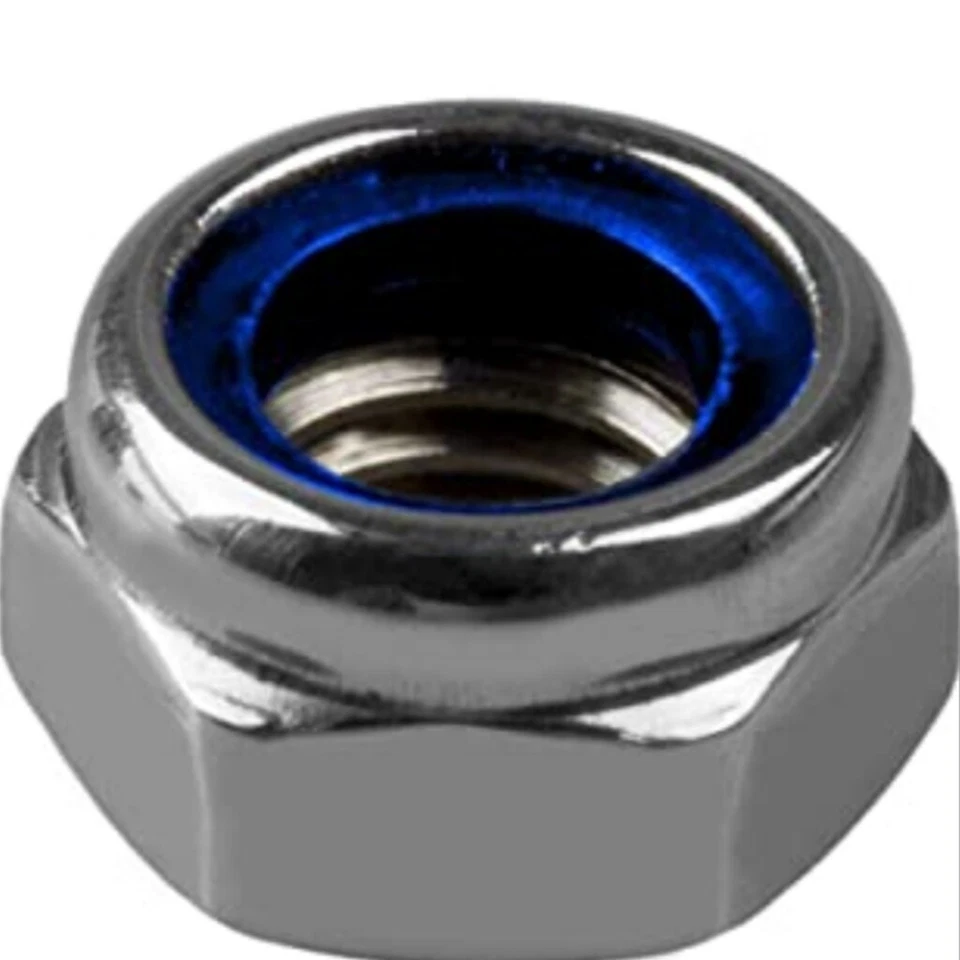  Sicherungsmutter Selbstsichernde Muttern Edelstahl A2 DIN 985 Sechskantmutter - Bild 1 von 1