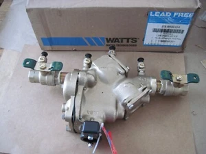 Watts 3/4 LF909-QT-FS 3/4" FNPT Reduced Pressure Zone Backflow Preventer - Picture 1 of 16