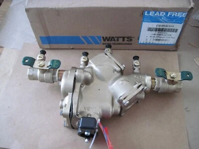 Watts 3/4 LF909-QT-FS 3/4" FNPT Reduced Pressure Zone Backflow Preventer - Image 1 of 4