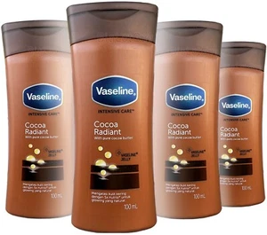 VASELINE Jelly Intensive Care COCOA RADIANT Cream Lotion Moisturizer 100ml 4er Pack - Bild 1 von 2