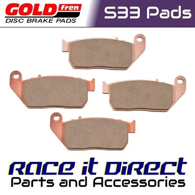 Pastillas de freno delanteras para Harley Sportster 1200 Setenty Two C 2012 Goldfren S33 Foto 1 de 3