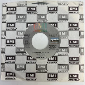 John Waite Don't Lose Any Sleep Promo Record 45 RPM Vinyl - Picture 1 of 2