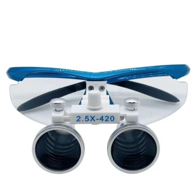 Lupa Dental Oral 2.5x 3.5x Lupa Binocular Quirúrgica Tipo Gafas Foto 1 de 4