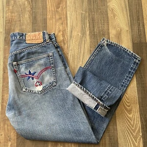 Levi's Single Stitch Redline Selvedge 501 Jeans W30 L28 bestickt - Bild 1 von 24