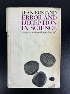 Error and Deception in Science by Jean Rostand - 1960 - Picture 1 of 9