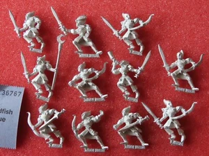 Games Workshop Mordheim Elf Shadow Warriors Regiment 11 Metal Figures Elves OOP - Picture 1 of 2