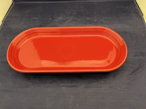 Homer Laughlin Fiestaware 12" Bandeja Oblonga para Servir - Escarlata - NUEVO - Imagen 1 de 3