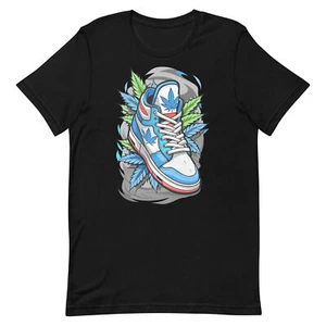 WEED SNEAKER SMOKE T-SHIRT - Picture 1 of 7
