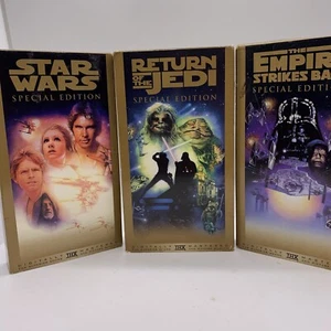 Star Wars Movie Original 3 Disc Set(VHS, 1997, Special Edition) Great Condition - Picture 1 of 5