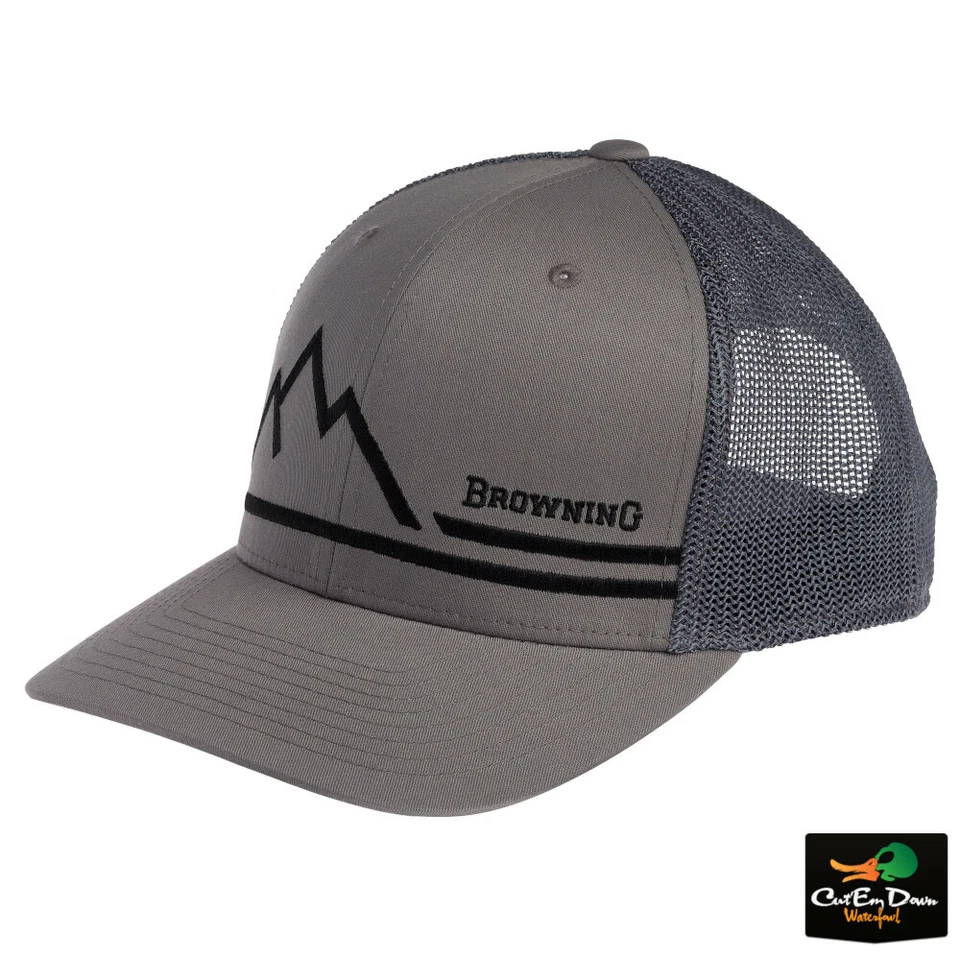 NEW BROWNING MOUNTAIN PEAK MESH BACK CAP BUCKMARK LOGO HAT - Image 1 of 1