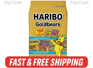 HARIBO Goldbears & Wildberry Minis 0.4 oz Gummy Candy (150 Pack) - Picture 1 of 6
