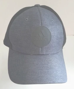 Adidas Men's Golf Hat Baseball Cap Adjustable Black/Gray Snapback Mesh Back - Picture 1 of 9