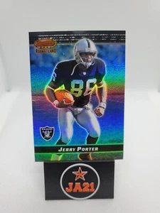 2000 Bowman's Best Football #105 Jerry Porter Rookie #0553/1499 Raiders NFL - Picture 1 of 10