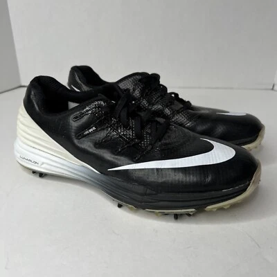 NIKE LUNAR CONTROL 4 WOMEN'S Size 8.5 GOLF SHOE 819034-001 Black White - Image 1 of 4