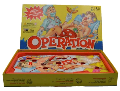 Operation Board Game by Hasbro Gaming 2013  (4yrs+)  Lights Up Nose! - Image 1 of 4