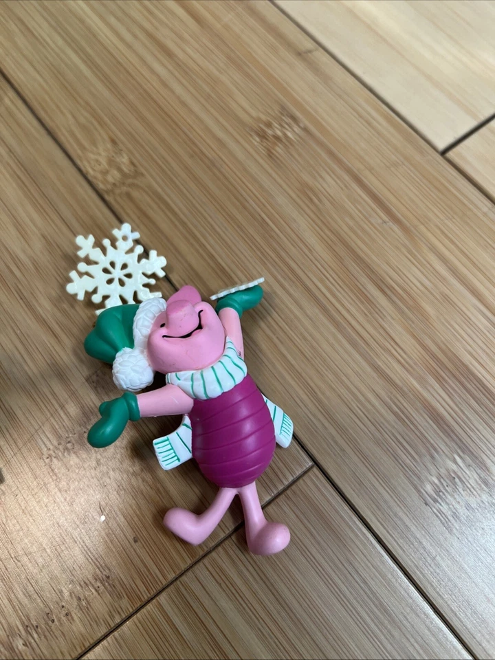 老式迪士尼小猪圣诞装饰品 3 英寸 — 第 1/1 张图片