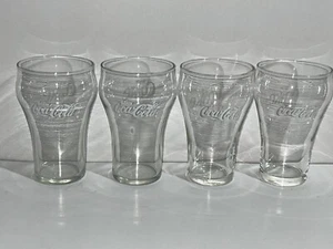 vintage coca cola glasses. 5 “ Tall Set Of 4 Tumblers Replacement Set - Picture 1 of 4