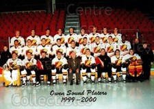 1999-00 Owen Sound Platers #31 Team Photo, Owen Sound Platers