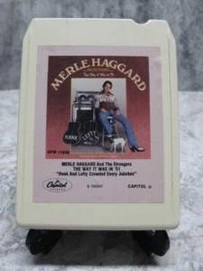 Merle Haggard "the way it was in '51" 8 track tape Capitol 1978 392043 - Picture 1 of 2