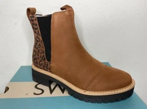 Toms Dakota Pull On Leopard-Cheetah wasserdichte Damenstiefel 10016853 neu im Karton - Bild 1 von 10