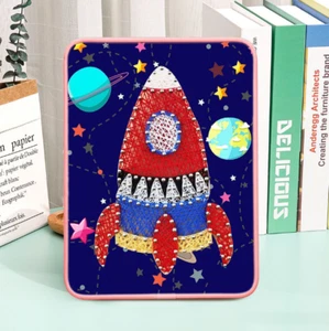 Wizardi Rocket String Art Kit with Stand. Simple Decorative DIY String Art Cr... - Picture 1 of 5