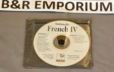 Multimedia French IV - (???? Pro One Software) - Used CD-ROM - Image 1 of 2