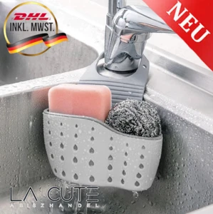 Schwammhalter Organizer Utensilienhalter Spülbecken Halter Küchenspüle Bad Korb - Bild 1 von 10