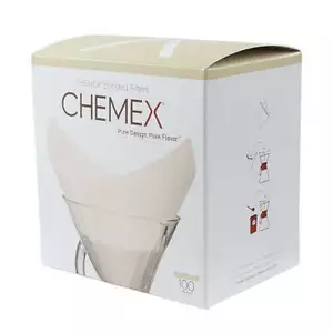 Chemex 6 Cup Square Filters, 100PK- Oxygen Bleached - Picture 1 of 4