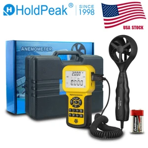 Windgeschwindigkeitsmesser Windmesser Windstrom Windtemperatur CFM CMM HVAC Tester 45m/s - Bild 1 von 8