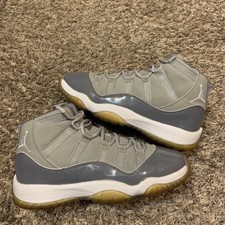 Vintage Air Jordan Retro Og 11 Cool Grey 2001 High Top Basketball Sneakers Sz 5Y