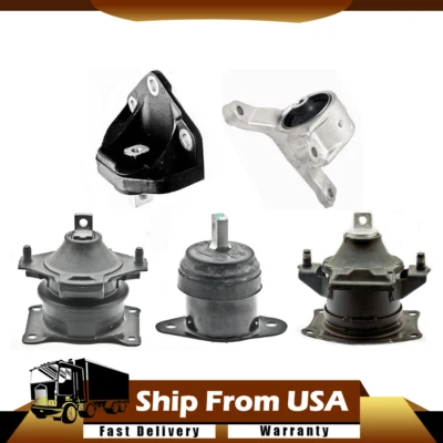 Soportes de motor de anclaje 5X soportes AT para ACURA TL V6 2007-2008 3,5 L automático Foto 1 de 4