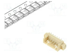 PIN Conector: 6.250v Macho 1,25mm Placa Conducta 1A 125SH-B-06-TS--T/R Firma - Imagen 1 de 1