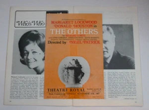 Margaret Lockwood Donald Houston Newcastle Theatre Program & Flyer 1967 - Picture 1 of 6