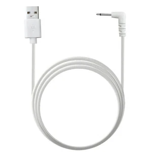 2.5mm USB DC Power Charging Cable For Rechargeable Massagers in White 1.2m - Picture 1 of 4