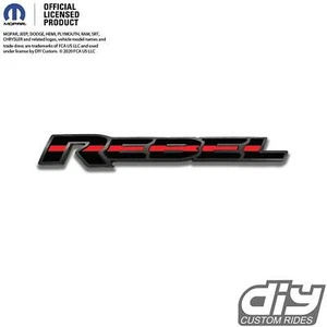 RAM Rebel Emblem Overlay Decals Thin Red Line Fits 2015-2026 - Picture 1 of 4