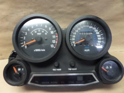 1986 KAWASAKI NINJA ZX 1000R 速度计 / TACH / MILES - 45,588.9 — 第 1/4 张图片