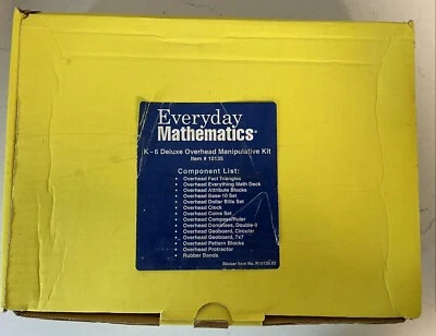 Everyday Mathematics K-6 10135 Second Edition Deluxe Overhead Manipulative Kit - Image 1 of 3