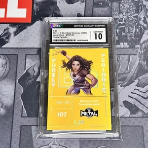 CGC 10 X-23 Purely Periodic 2021 /107 Marvel X-Men Metal Universe Gem Mint Pop 1 - Picture 1 of 2