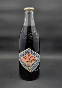 Coca Cola 75th Anniversary Commemorative Coke Bottle Full - Picture 1 of 3