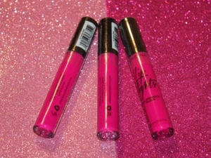Lot of 3 Jordana lip lights colorshock gloss #05 fuchsia flash sealed - Picture 1 of 2