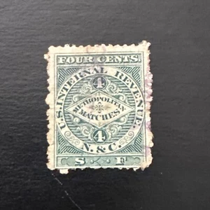 US Stamp #RO140… 1c…N. & C. Match Revenue Used Ng - Picture 1 of 2