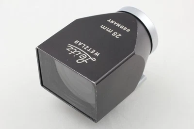 [Near MINT] Leica 28mm SLOOZ 12007 Viewfinder Black Leitz Wetzlar Finder JAPAN - Image 1 of 4