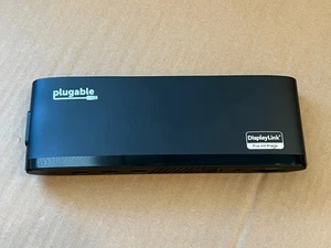 Plugable USB-C HDMI Triple Monitor Horizontal Docking Station UD3900PDH NOCABLES - Picture 1 of 4