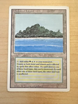 1x Tropical Island MTG 3rd Edition Revised Magic The Gathering Dual Land - Image 1 of 4