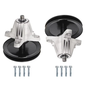 618-06977A Spindle Assembly 2pcs for MTD Lt46 LX46 46" Deck 918-06977A 618-06977 - Picture 1 of 9
