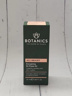 Botanics All Bright Energizing двухфазное масло мгновенно повышает свечение вашей кожи - Изображение 1 из 3