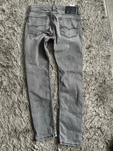 LEVIS 519 Skinny  Stretch Grey Denim Jeans  W 32 L 28 Levi - Picture 1 of 3