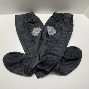 Stivali ghetta antipioggia Harley-Davidson taglia M neri impermeabili motociclista - Foto 1 di 10