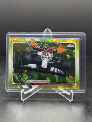 2021 Topps Chrome Sapphire F1 Antonio Giovinazzi Chartreuse 035/199 #111 - Image 1 of 2
