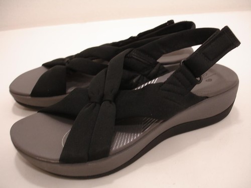 Sandali donna 9 5 M Clarks Cloudsteppers Arla Belle neri slingback 26143178